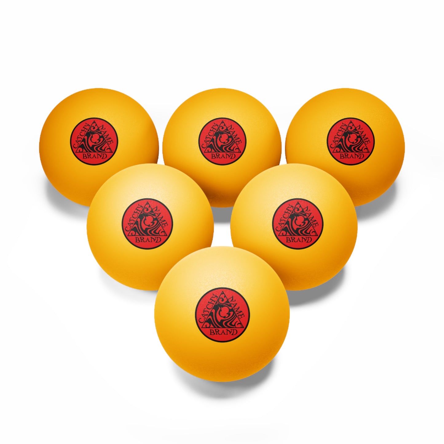 Ping Pong Balls, 6 pcs